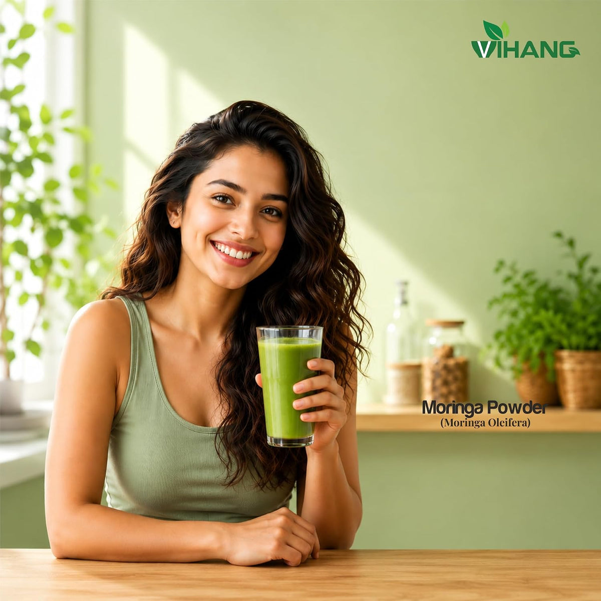 Moringa Powder - 250g, Essential Nutrition Superfood, Helps Naturally Boost Energy Levels, Improves Stamina & Vitality, Rich In Vitamins & Minerals 100% Natural and Preservative-free