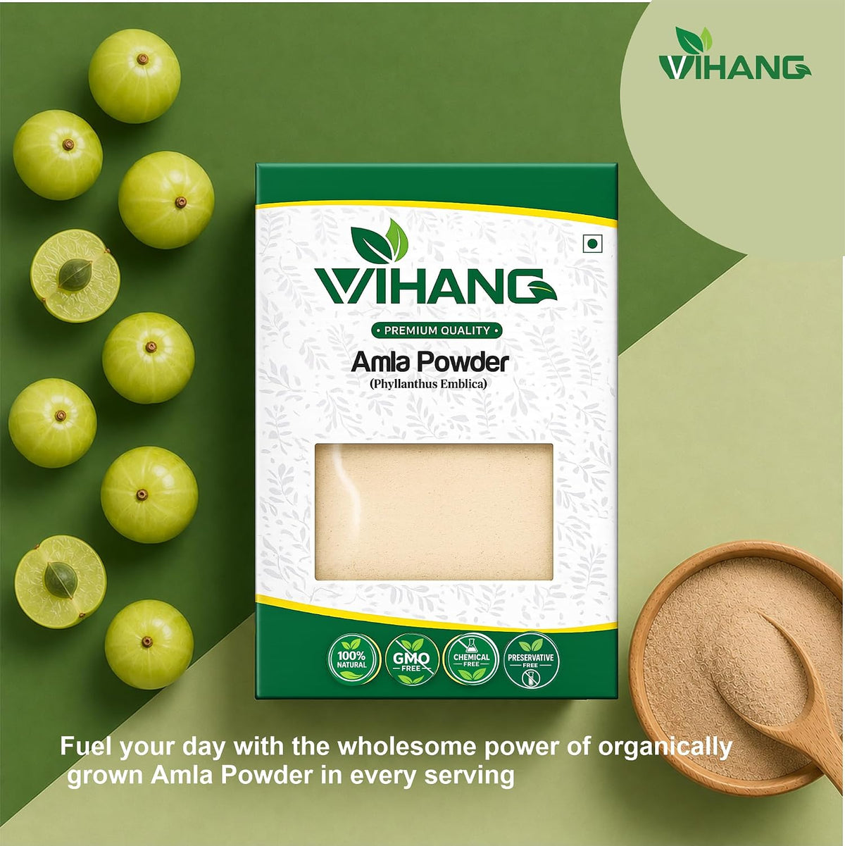 Amla Powder | Indian Gooseberry (Phyllanthus Emblica) Powder | Rich in Vitamin C & Antioxidants | Supports Skin, Hair & Immune Health | Daily Wellness & Nutrition
