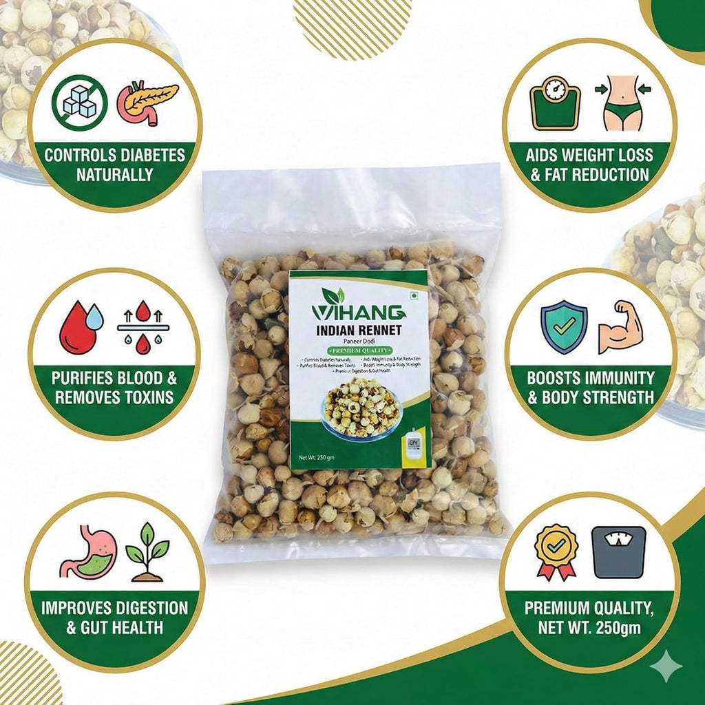Ayurveda Paneer Phool for Diabetes (250 grams) | Paneer Doda | Withania Coagulans | Pure and Natural | No preservatives